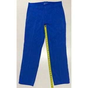 Nike Golf Tour Performance Dri-FIT Pants Mens 32x32 Royal Blue Flat Front 32x29